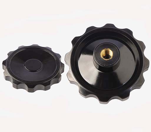 Bakelite Disc Blind Knob (Brass Thread)