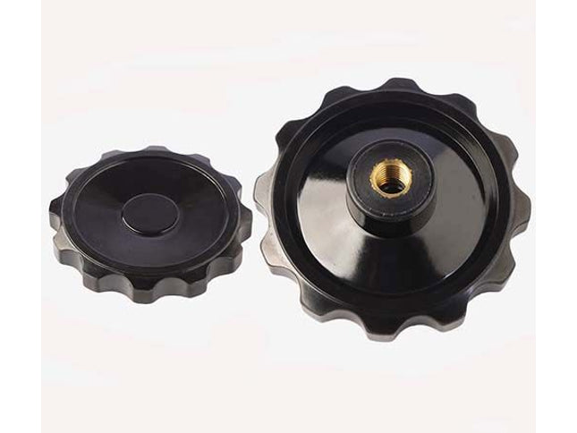 Bakelite Disc Blind Knob (Brass Thread)