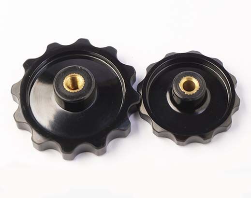 Bakelite Disc Blind Knob (Brass Thread)