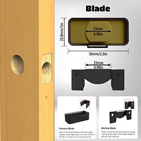 Door Latch Mortise Tool