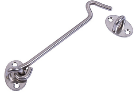 Solid Brass Cabin Hook (Chrome)