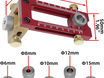 Adjustable Depth Doweling Jig