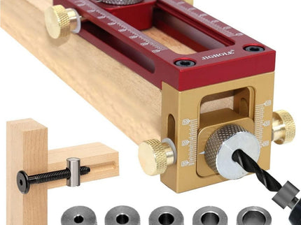 Adjustable Depth Doweling Jig