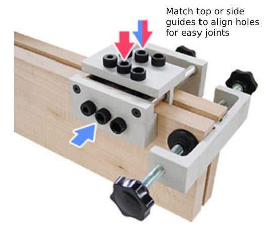 Simple 2 in 1 Doweling Jig Kit