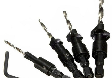 4pc Drill & Countersink Set