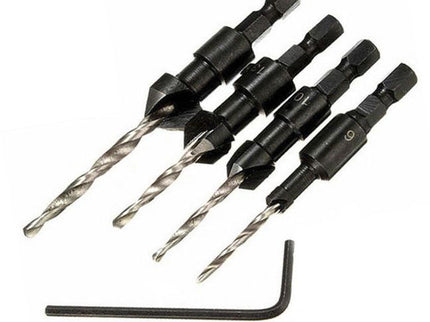 4pc Drill & Countersink Set