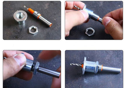 Carbide Tipped Drill & Countersink with Precision Guide