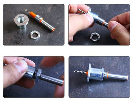 Carbide Tipped Drill & Countersink with Precision Guide