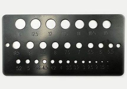 Drill Size Gauge