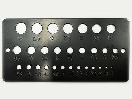 Drill Size Gauge