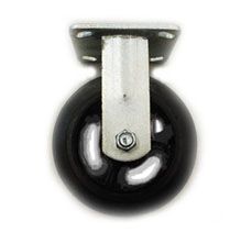 Heavy Duty Rubber Wheel Castor (Fixed)
