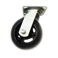 Heavy Duty Rubber Wheel Castor (Swivel)