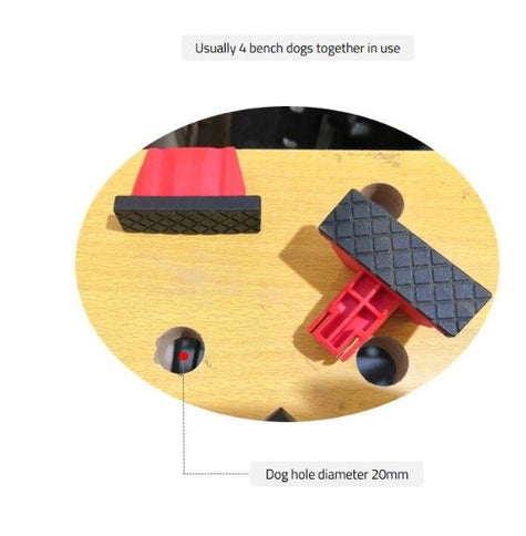 DURATEC Bench Dogs 4pc Set