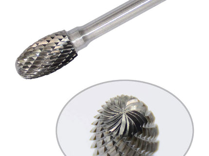 Egg Shape Carbide Burr (Double Cut) Type EX