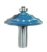 McJING Tools elongated triple roundover table edge bit showing its shape and cutting profile for woodworking edges.