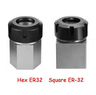 ER32 Collet Chuck Block Hex / Square Shank