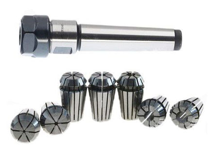 ER Collet Chuck with MT.2 Shank (M10) + Collets