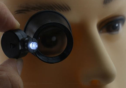 Eye-Patch Magnifier with Light