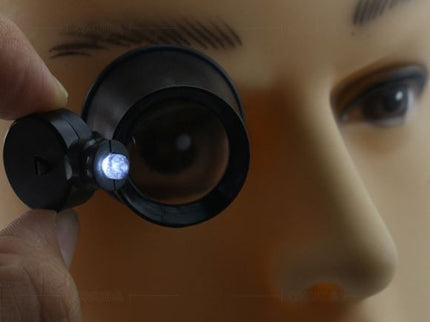 Eye-Patch Magnifier with Light