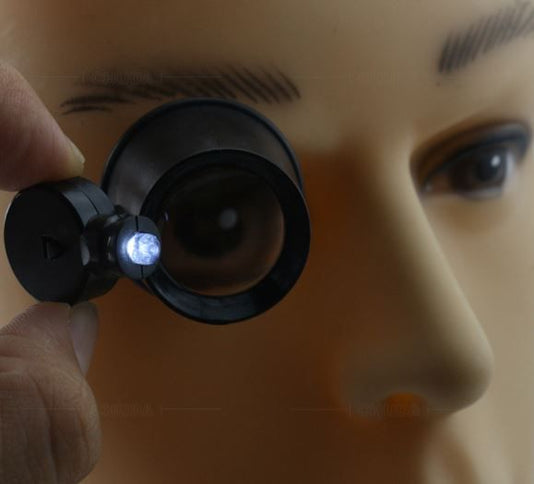 Eye-Patch Magnifier with Light