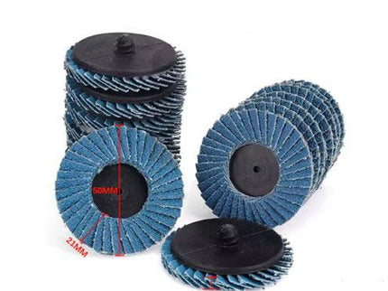 Roll Lock Rotary Flap Sanding Disc (Suit 6mm Shank Holder)
