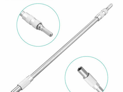 Flexible Shaft Drill Bit Extension (Metal)