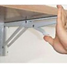Folding Shelf Bracket With Clip Handle