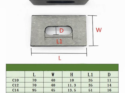 Forged Clamping Block (Slot Hole)