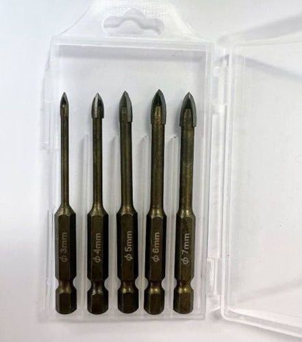 5pc Glass Drill Set