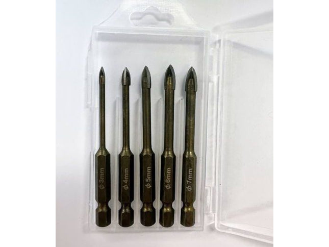 5pc Glass Drill Set