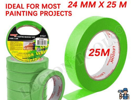 Green Painting Masking Tape 24mm x 25M