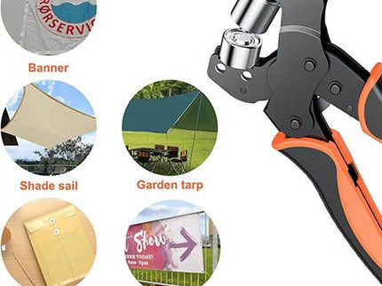 Heavy Duty Grommet Plier and Eyelets Kit (10mm)