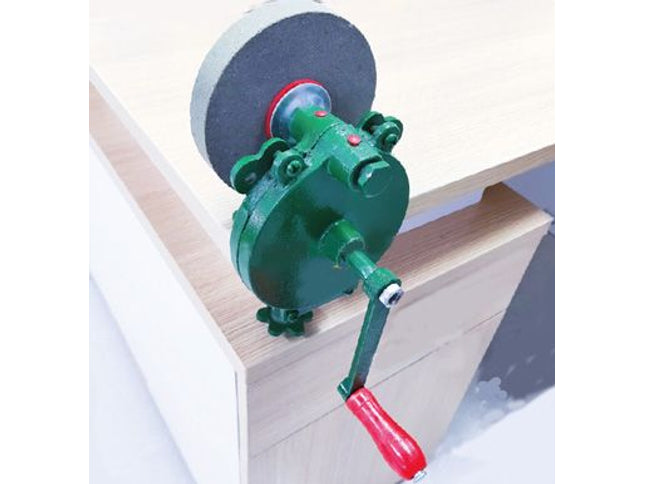 Hand Operated Bench Grinder