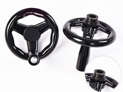 Bakelite 125mm Wheel Handle (Blind Hole with 12mm Alloy Hole)