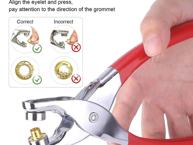 Grommet Plier and Eyelets (6mm)