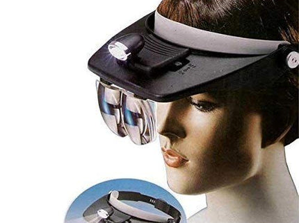 Headband Loupe With LED Light /4 Lenses