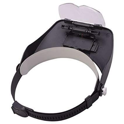 Headband Loupe With LED Light /4 Lenses