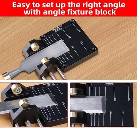 Honing Guide Kit with Angle Setting / Checking