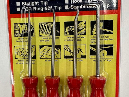 4pc Pick & Hook Set