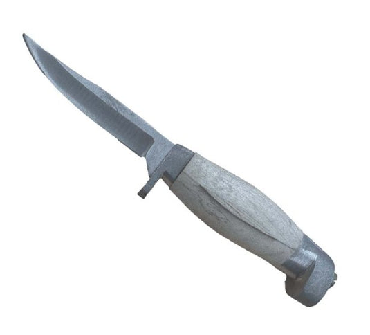 General Curved Knife with Wooden Handle (DIY)