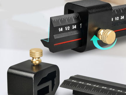 L-Shape Edge Ruler and Stop