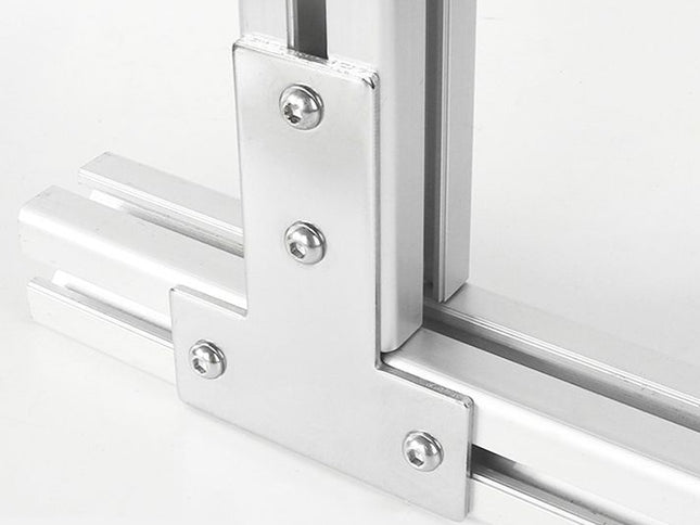 L Shape / T Shape Connector Plate for Aluminum Extrusions