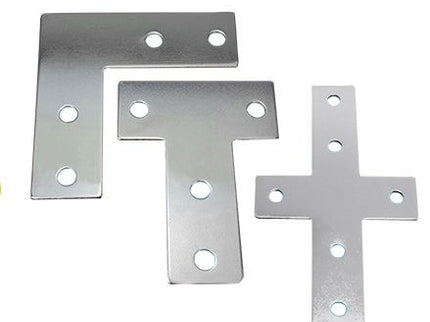 L Shape / T Shape Connector Plate for Aluminum Extrusions
