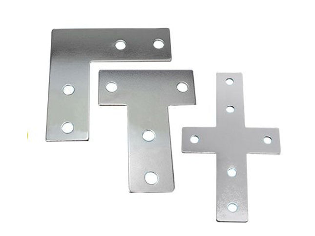L Shape / T Shape Connector Plate for Aluminum Extrusions