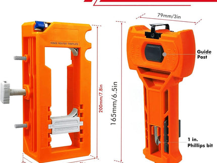 Door Hinge & Door Latch Installation Kit (2pc)