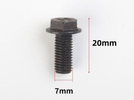 Left Hand Thread Hex Head Flanged Bolt