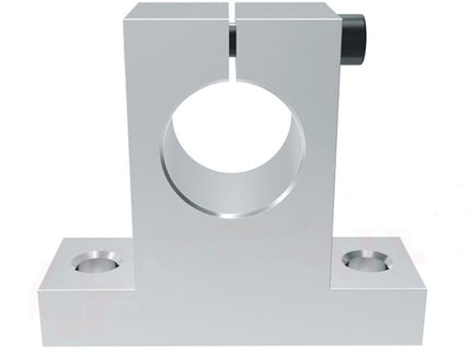 McJING Tools pillow block linear shaft support with metal housing and mounting base for machinery and equipment.