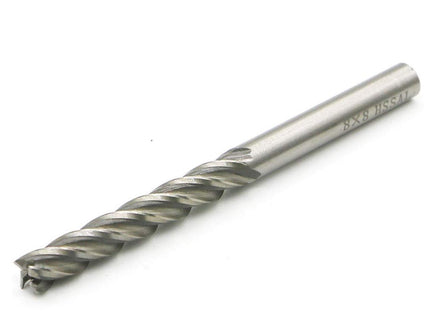 HSS Long Series End Mill (4-Flute)