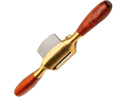 Luban Round Sole Spokeshave Bronze Body Wooden Handles