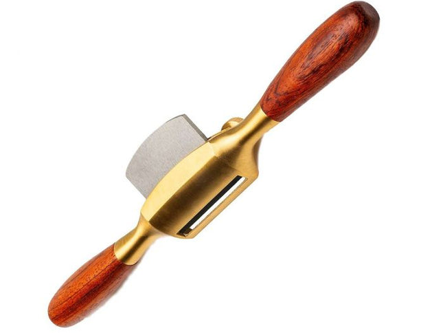 Luban Round Sole Spokeshave Bronze Body Wooden Handles